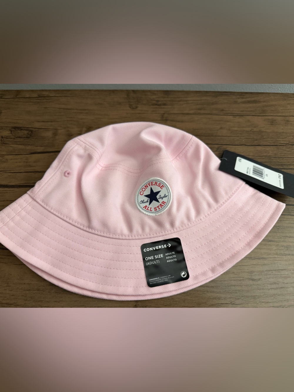 Converse Light Pink All Star Bucket Hat